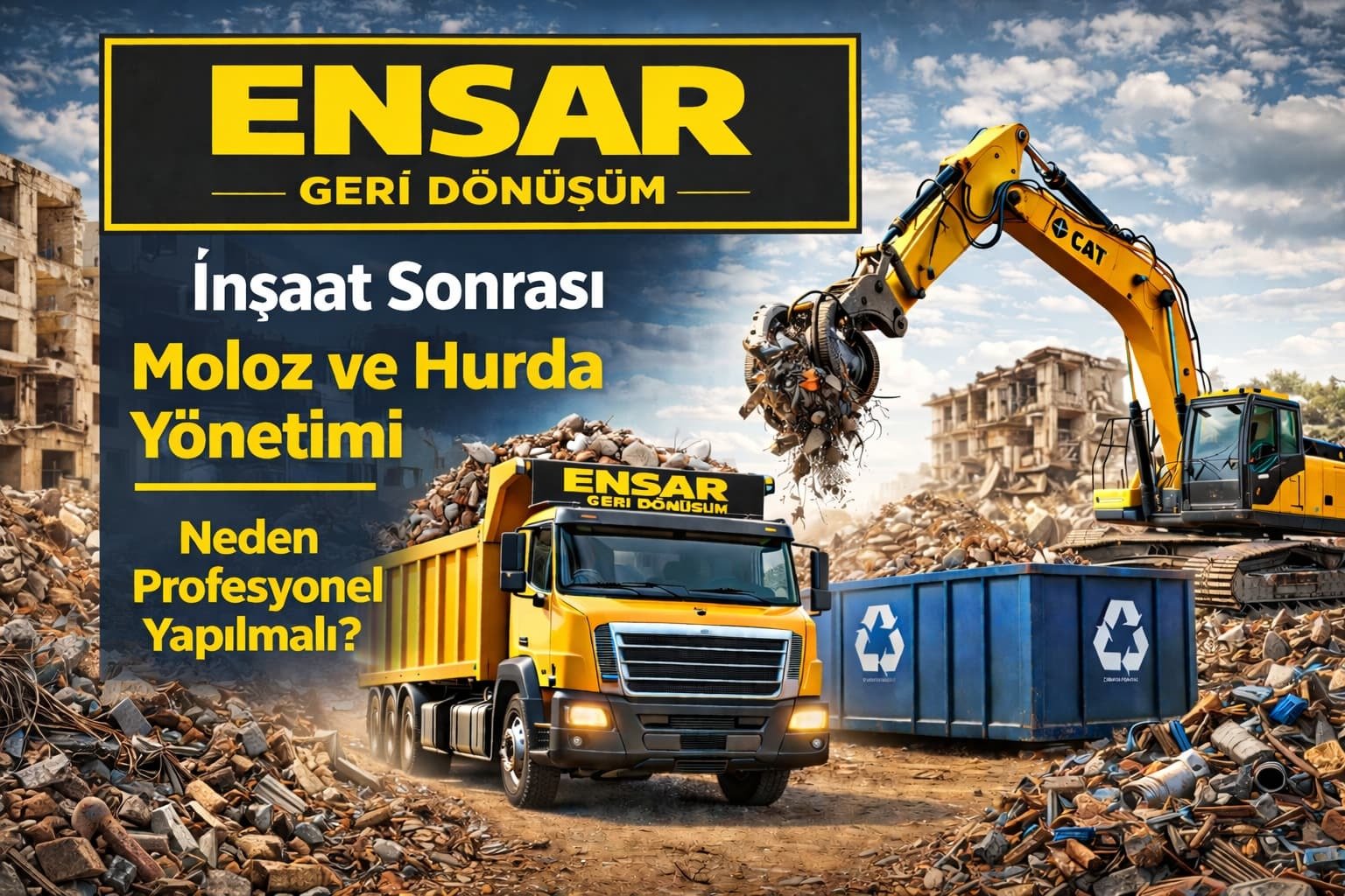 İnşaat Sonrası Moloz ve Hurda Yönetimi Neden Profesyonel Yapılmalı?